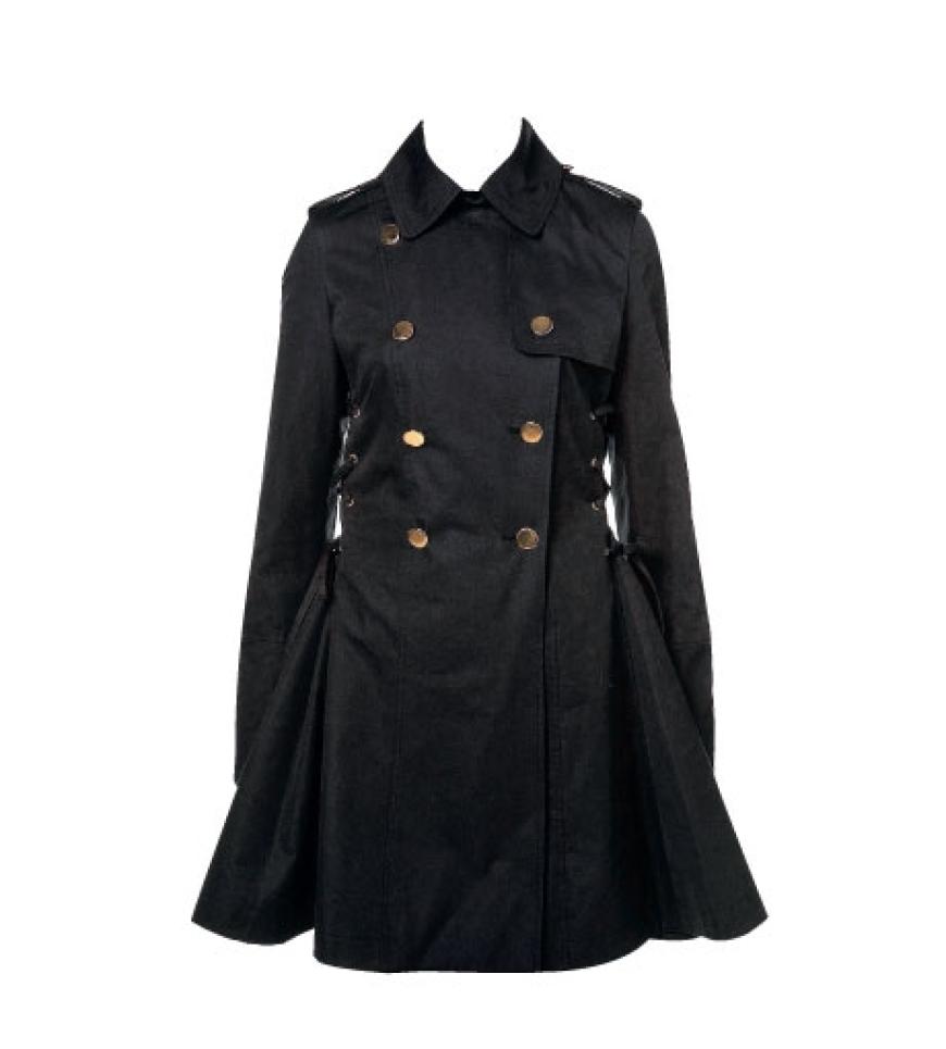 Klassisch: Doppelreihiger Mantel von Topshop, ca. 220 Euro