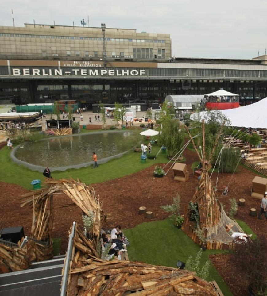 Tolle Location für die Bread & Butter: Der ehemalige Berliner Flughafen Tempelhof