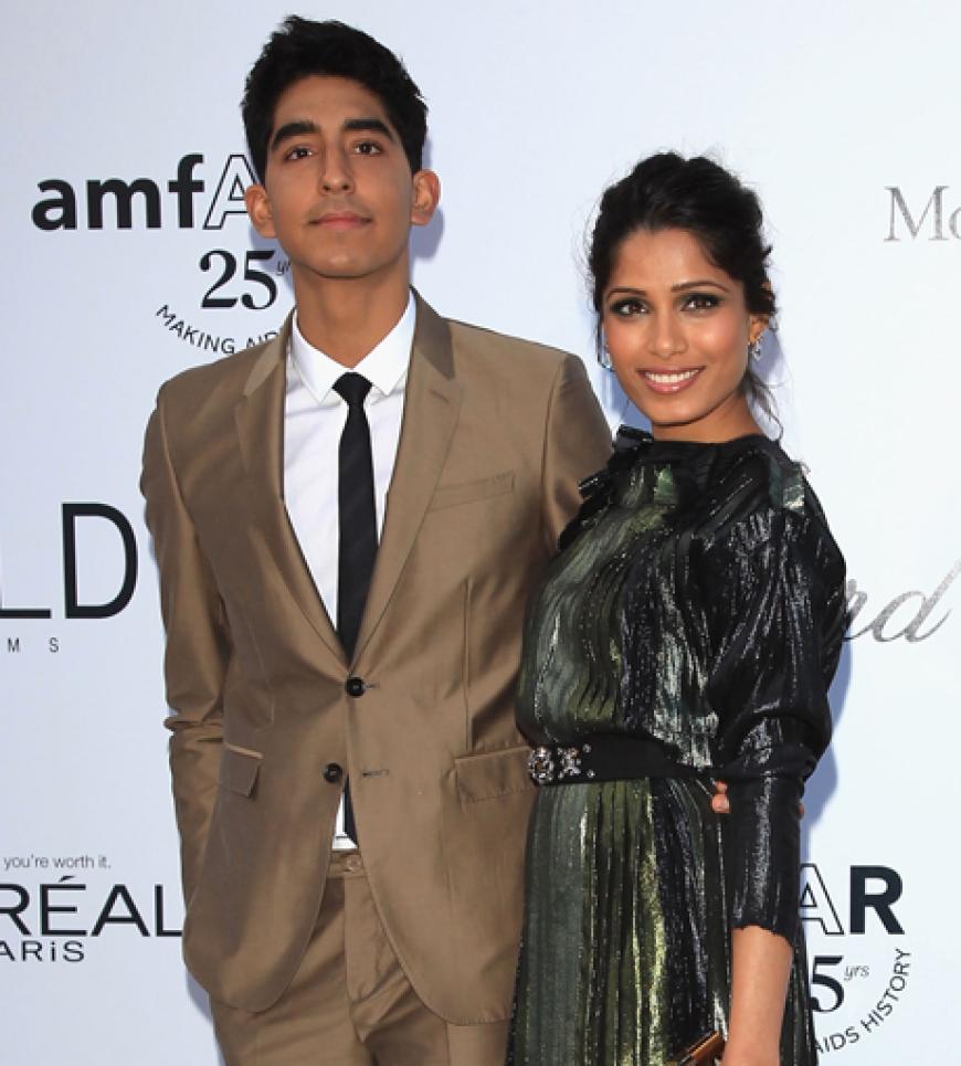 Dev Patel und Freida Pinto