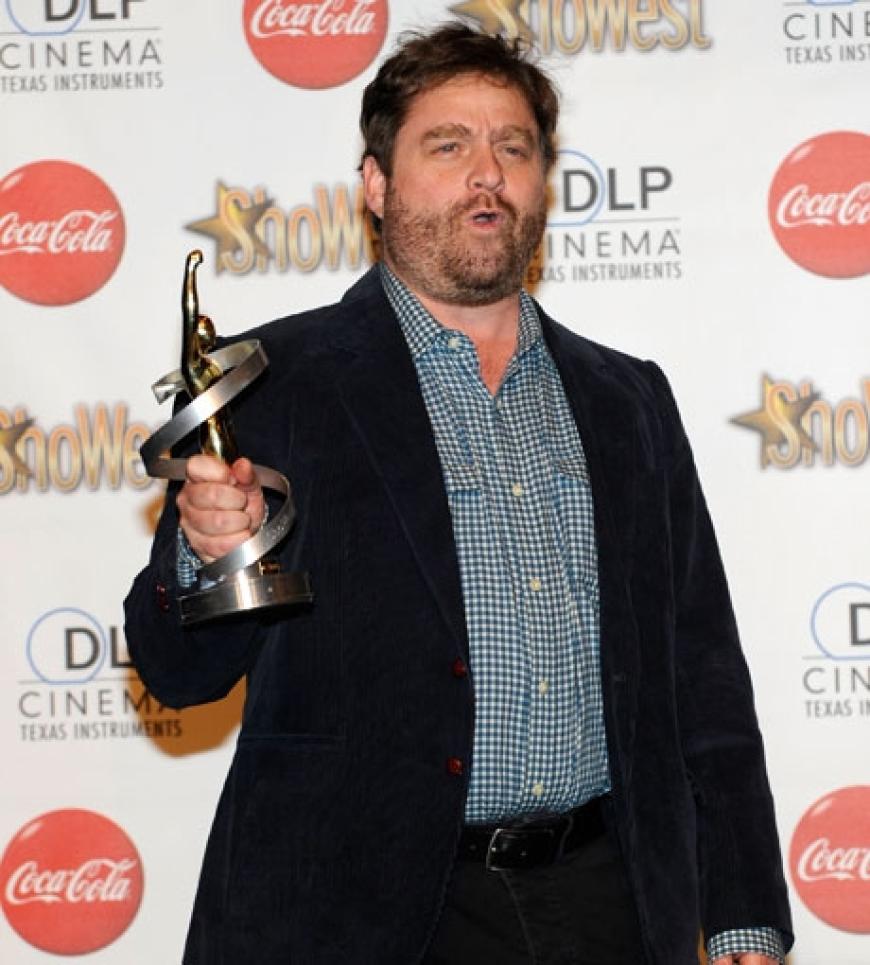 Zach Galifianakis durfte sich über eine Auszeichnung als