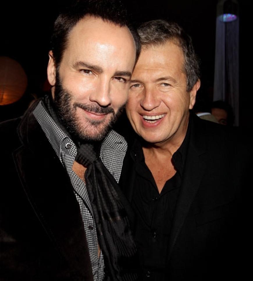 Tom Ford feierte ausgiebig mit Freund und Star-Fotograf Mario Testino bis spät in die Nacht