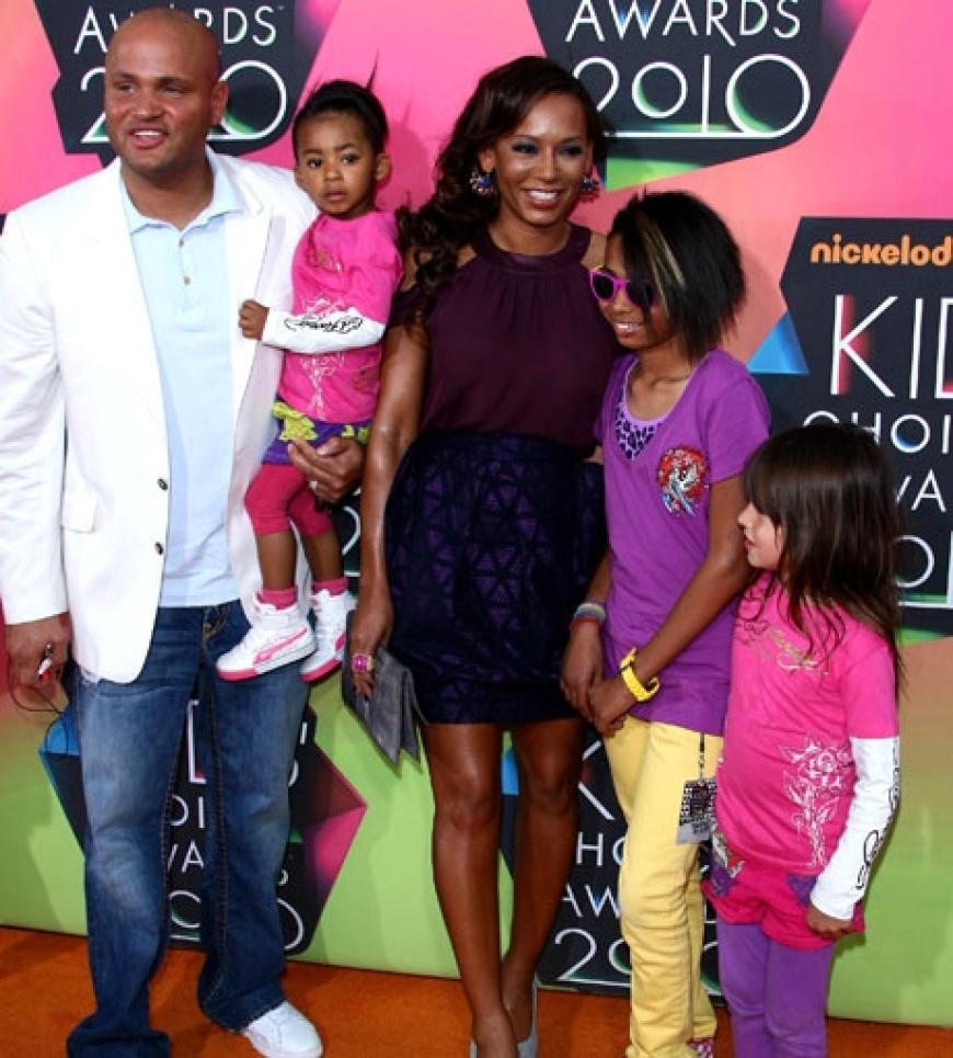Ex-Spice Girl Mel B. kam ebenfalls mit familiärer Verstärkung