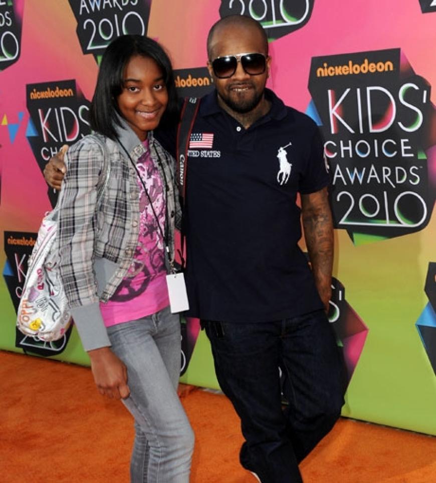 Jermaine Dupri brachte seine Tochter Shania Cymone mit