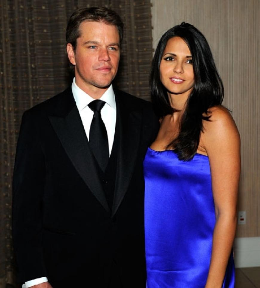 Luciana Bozán Barroso ist sichtlich stolz auf ihren Ehemann Matt Damon