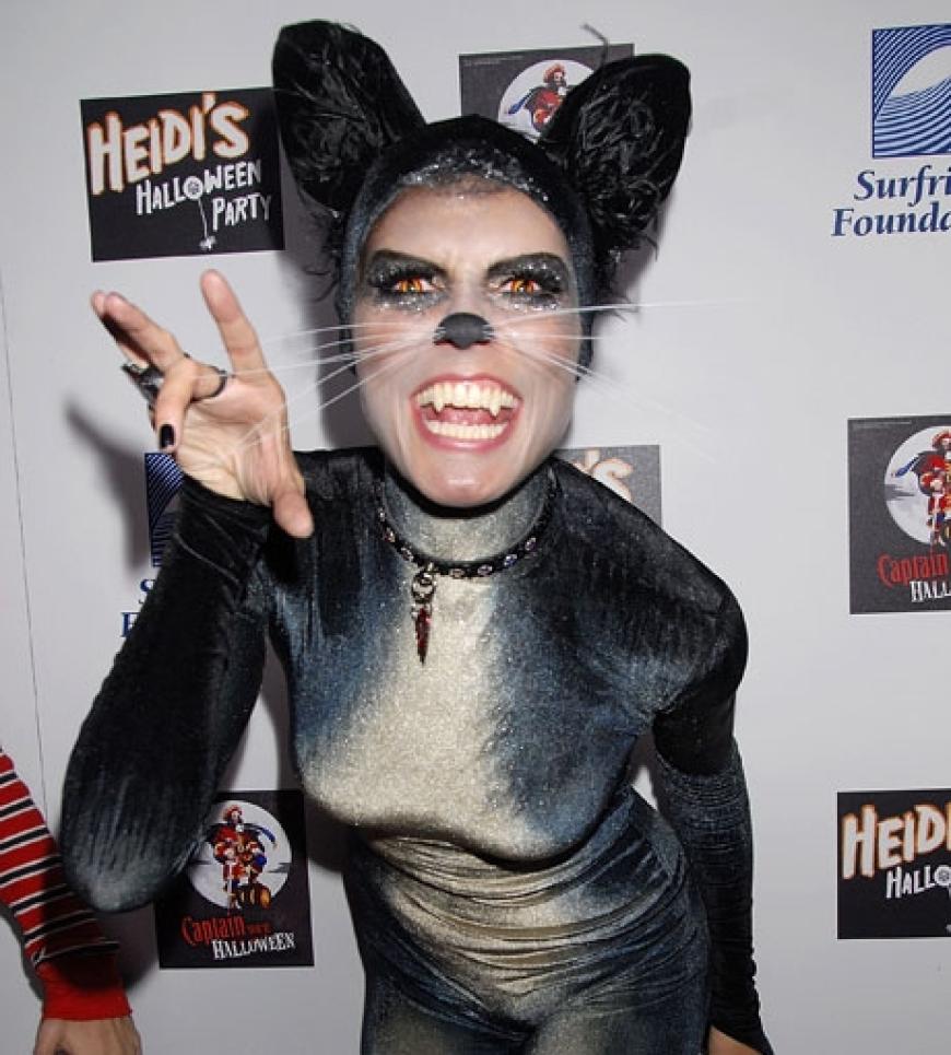 Miauuuuu! 2007 hat sich Heidi wohl von Catwoman inspirieren lassen