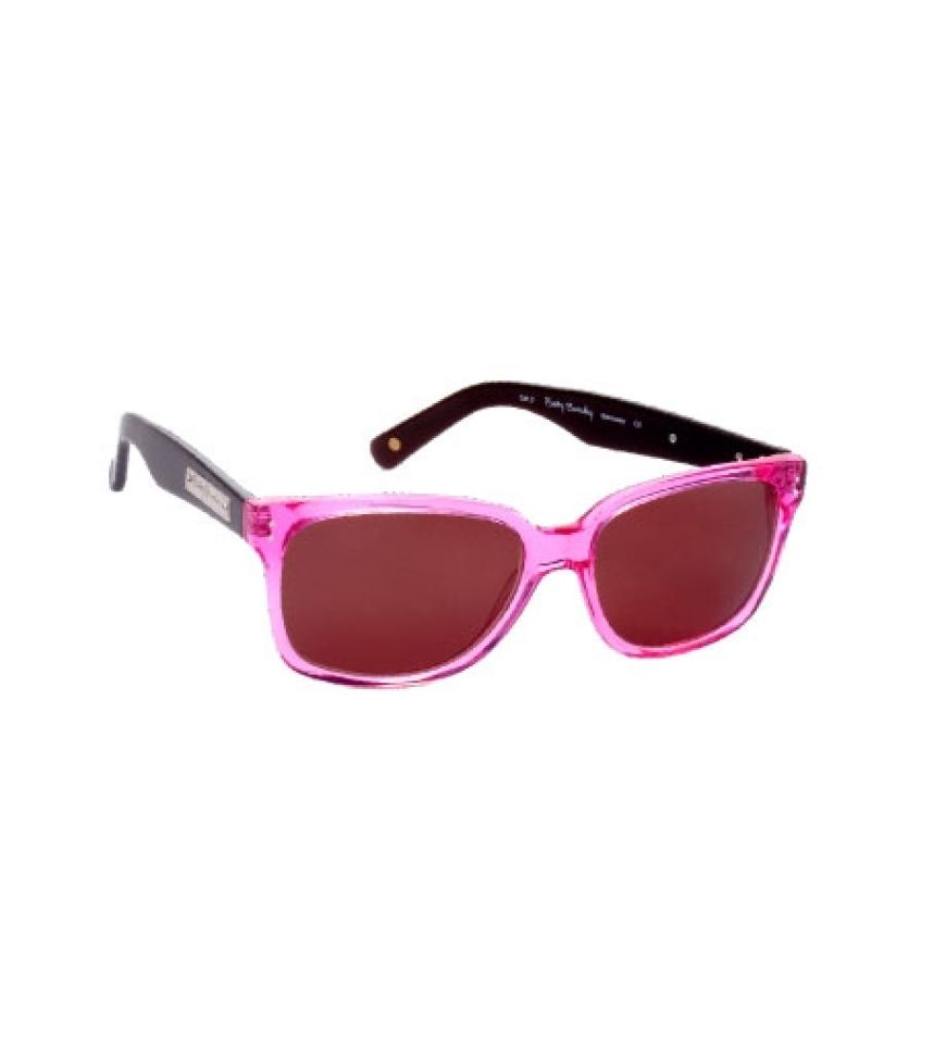 Rosarot:Nicht nur für Verliebte: Brille
mit rosa getönten Gläsern von Betty Barclay, ca. 80 Euro