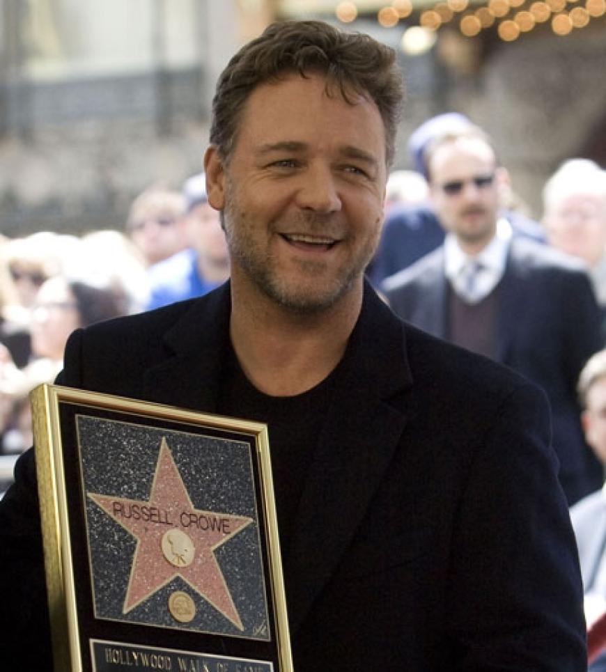 Mit einem Stern auf dem Walk of Fame in Hollywood verewigt zu sein, ist eine große Ehre und der Traum eines jeden Schauspielers. Russell Crowe wurde sie am Montag zuteil