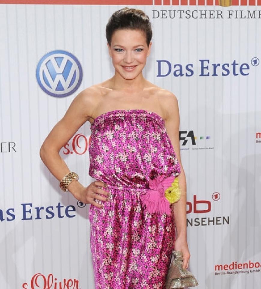 Strahlend schön: Schauspielerin Hannah Herzsprung