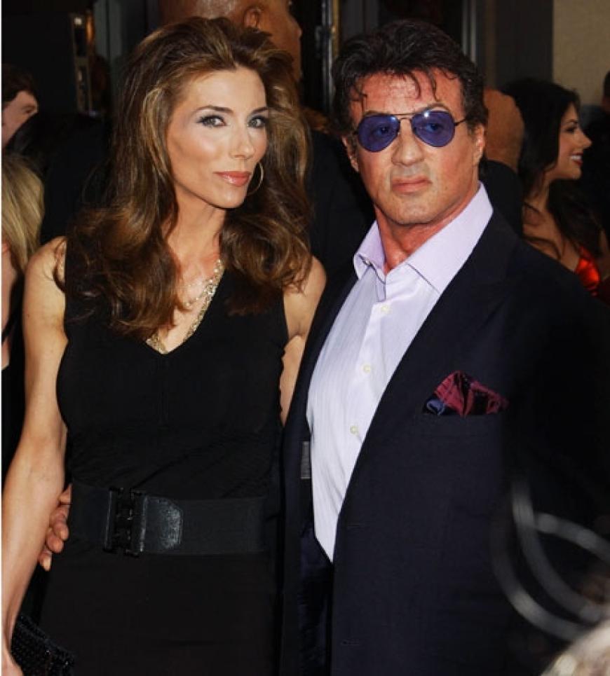 Jennifer Flavin war mit Ehemann Silvester Stallone zur Premiere gekommen