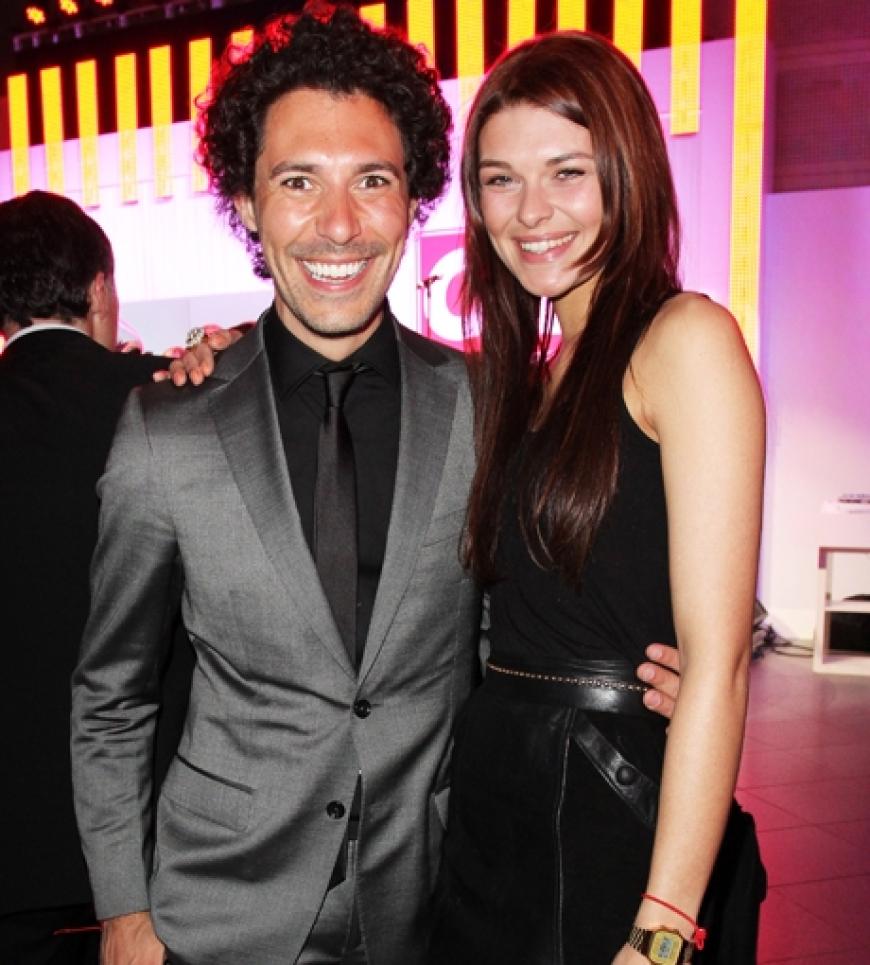 Die Zwei kennen sich noch aus alten GNTM-Zeiten. Boris Entrup und Ex-Kandidatin Janina Delia Schmidt