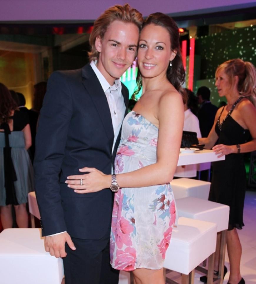 Total verliebt: Anton Zetterholm (Tarzan-Darsteller) mit seiner Freundin Veronica di Corsi