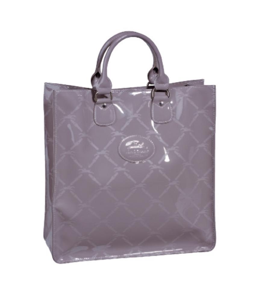 Lackleder-Shopper von Longchamp, ca. 390 Euro