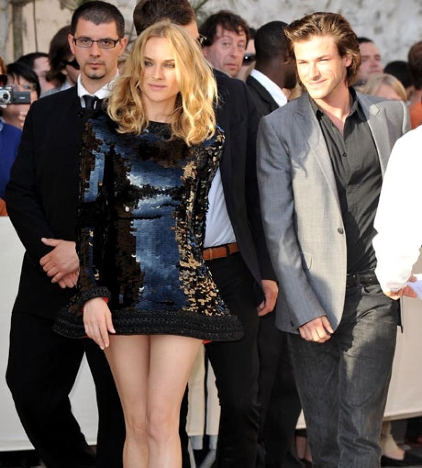 Und noch eine berühmte Lagerfeld-Freundin: Schauspielerin Diane Kruger