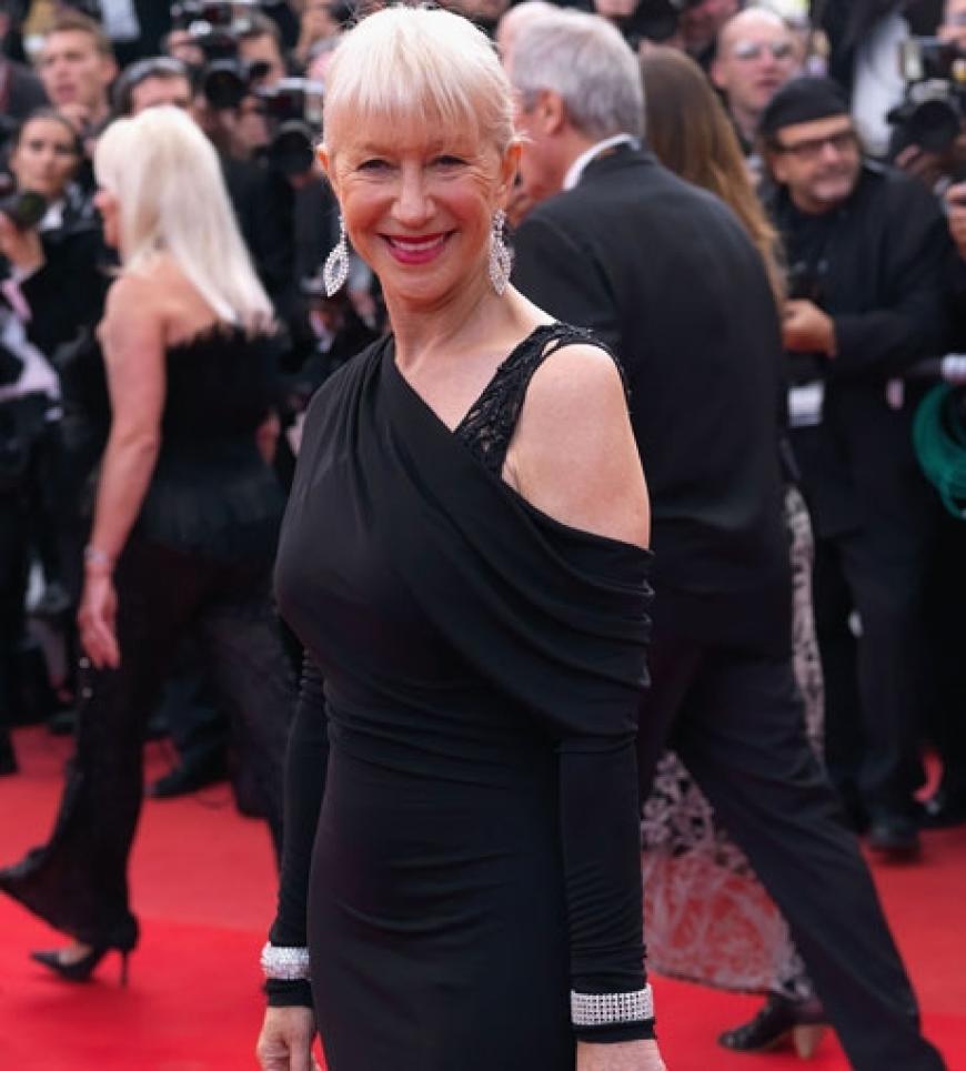 Helen Mirren begeisterte in einem schwarzen Kleid von Elie Saab