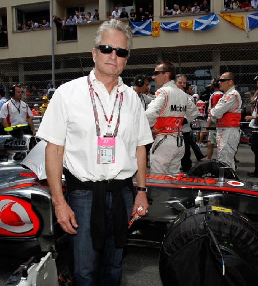 Michael Douglas outete sich als riesiger Formel-1-Fan. Der Hollywood-Star kommt schon seit Jahren an die Rennstrecke