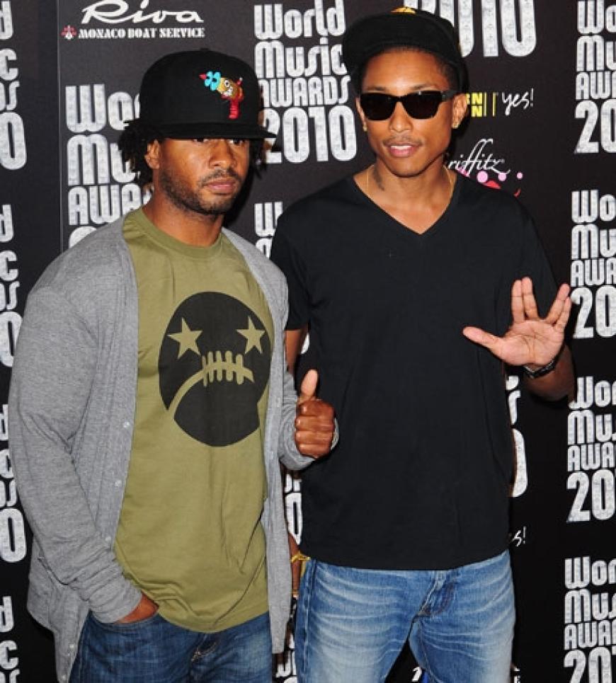 Cooler Typ: Musiker Pharrell Williams ist, wie viele andere Promis, momentan auf den VIP-Partys in Monaco unterwegs