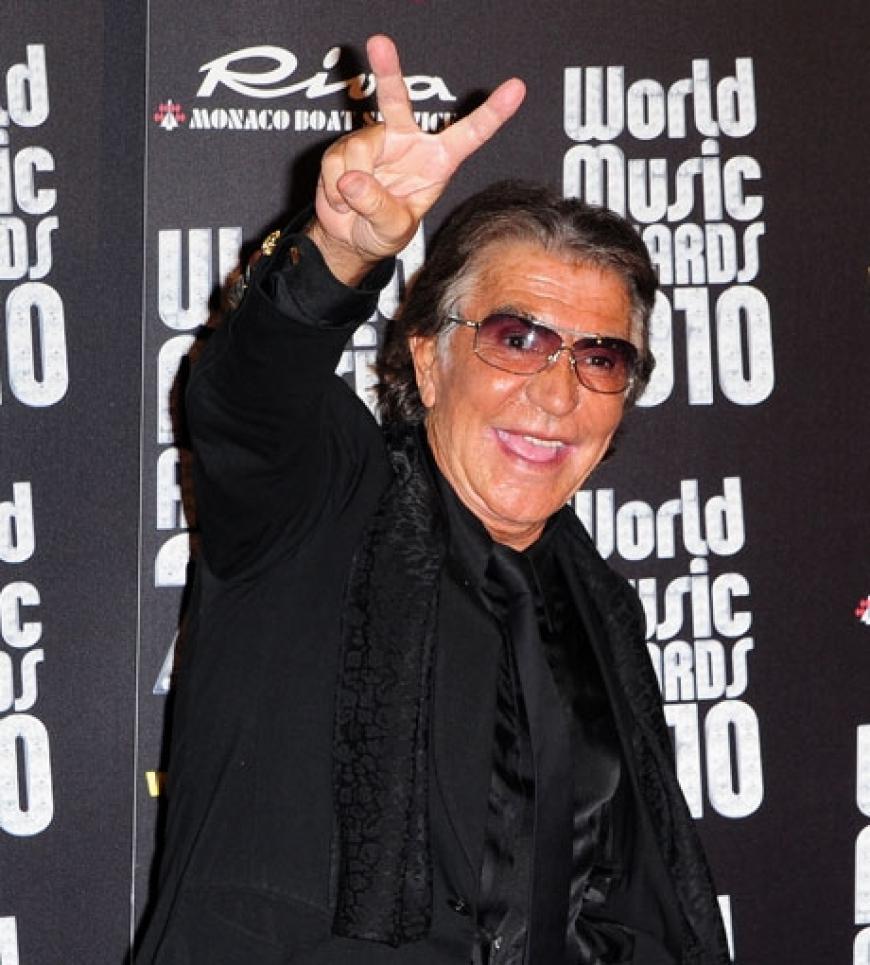 Designer Roberto Cavalli hatte allen Grund zur Freude: Immerhin trugen die schönsten Frauen des Abends seine Kreationen