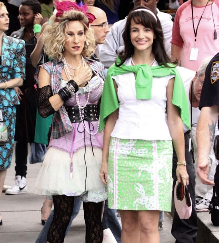 Schon damals beste Freundinnen: Carrie und Charlotte
