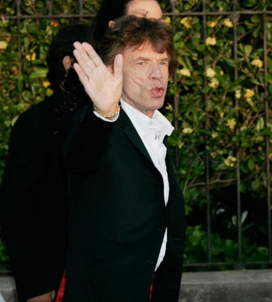 Mick Jagger feierte am Vortag noch die Premiere des Stones-Films