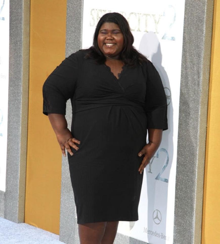 US-Nachwuchs Gabourey Sidibe genoss den Rummel auf dem roten Teppich in New York