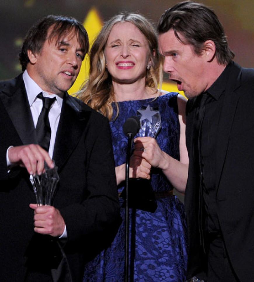 Richard Linklater, Julie Delpy und Ethan Hawke freuten sich über den