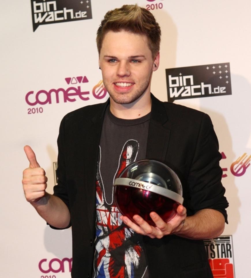Bester Newcomer: Daniel Schumacher, DSDS-Sieger 2009, durfte einen Cometen mit nach Hause nehmen