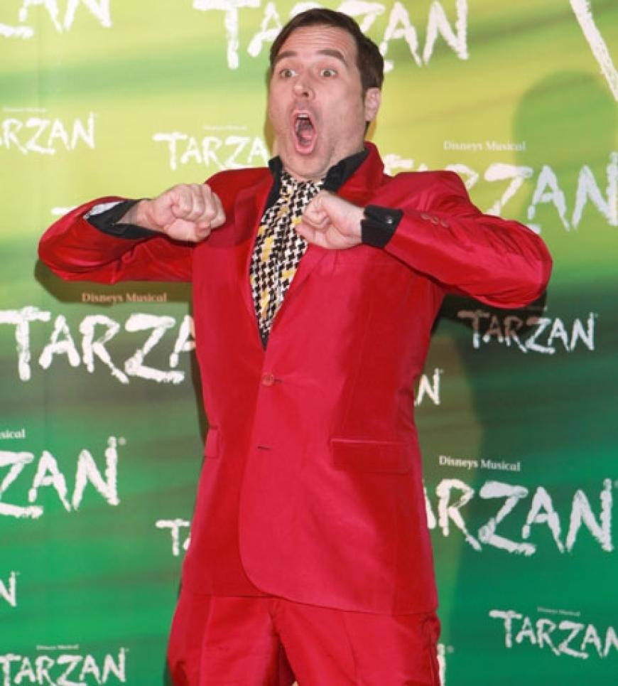 Moderator Frank Matthee übte fleißig den typischen Tarzan-Schrei