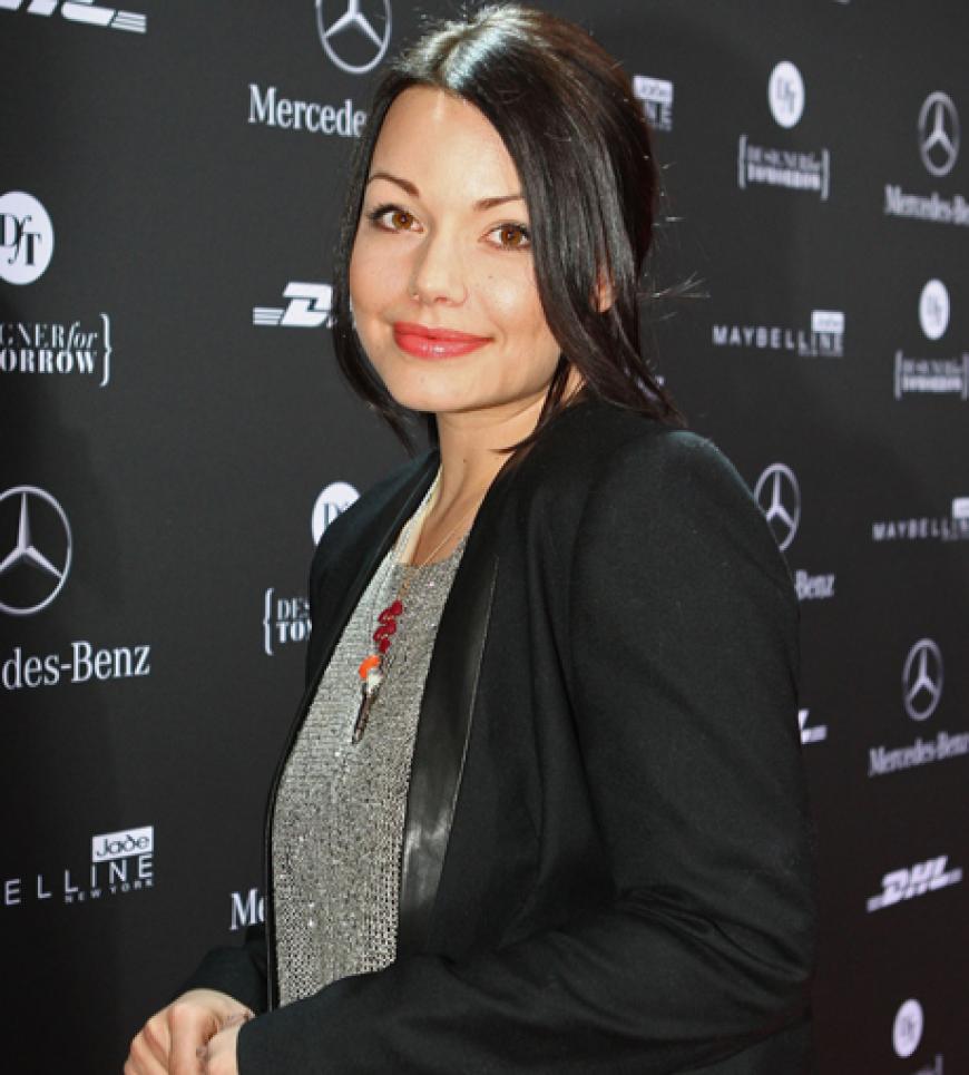 Auch Schauspielerin Cosma Shiva Hagen tummelt sich derzeit in der Hauptstadt