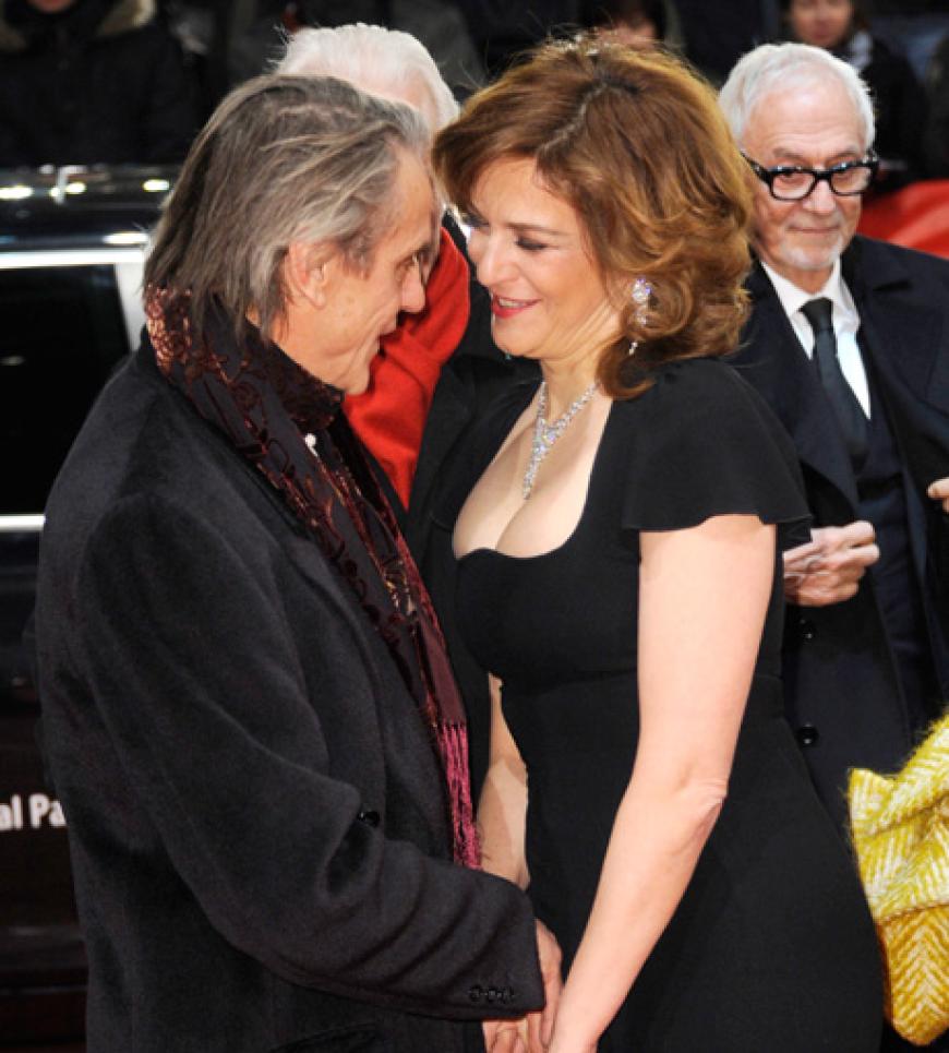 Die Zwei verstanden sich richtig gut: Jeremy Irons und Martina Gedeck