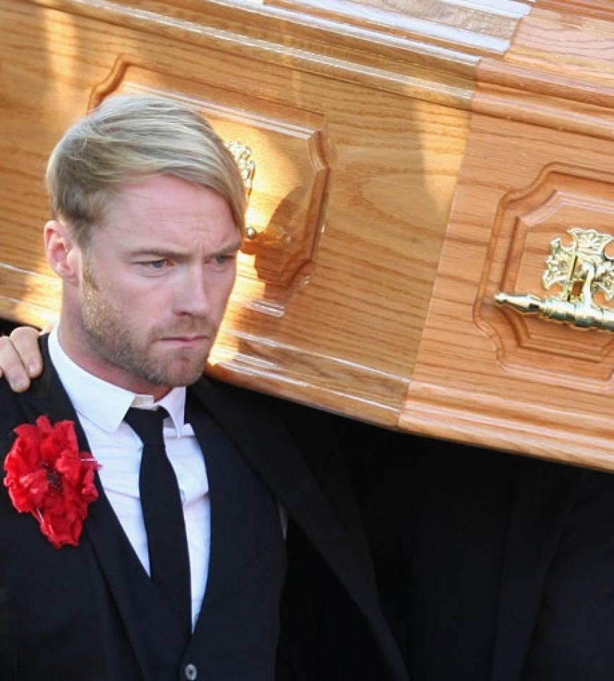 Sänger Ronan Keating sagte in seiner Trauerrede: