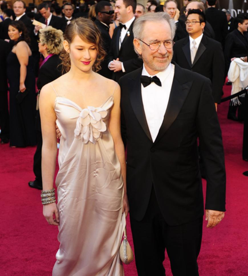 Hollywood-Regisseur Steven Spielberg mit seiner Tochter Sasha