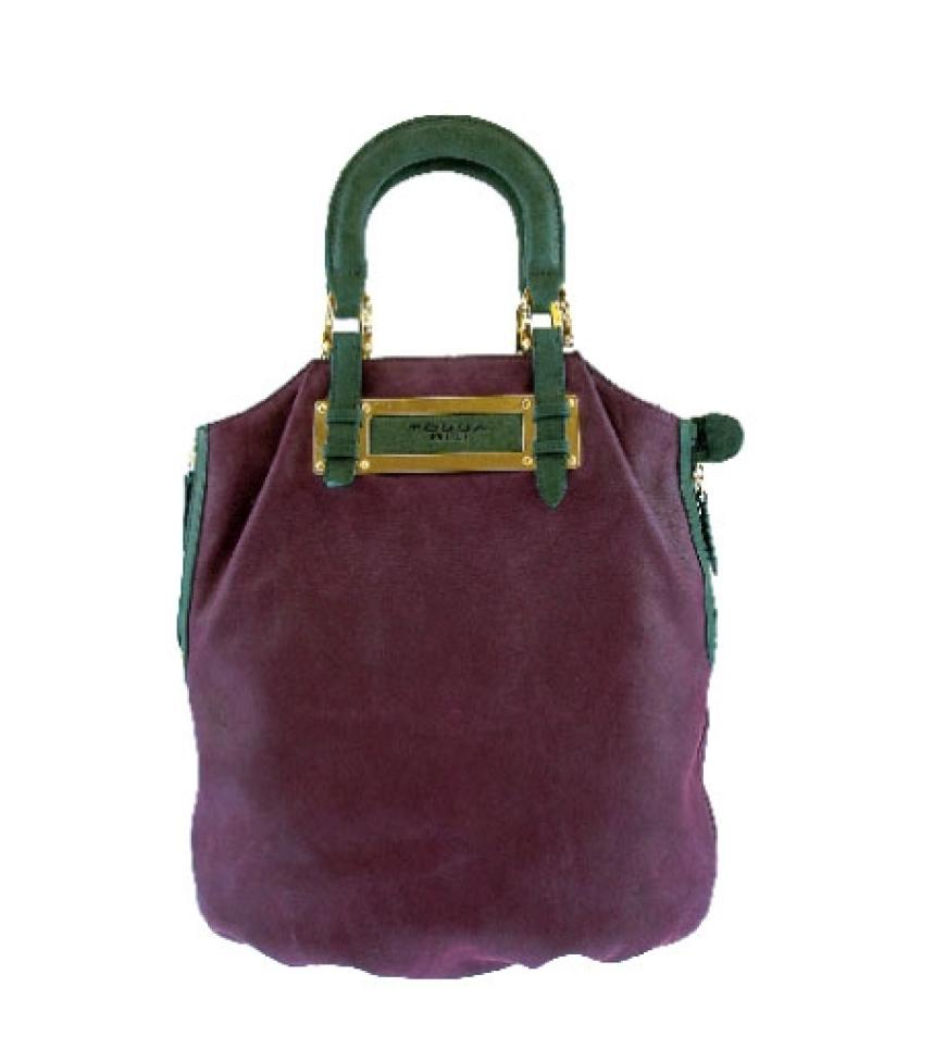 Shopper aus Veloursleder von Tosca Blu, ca. 230 Euro