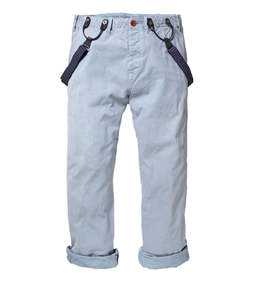 Boyfriend-Style mit Hosenträgern von Tommy Hilfiger, ca. 150 Euro
