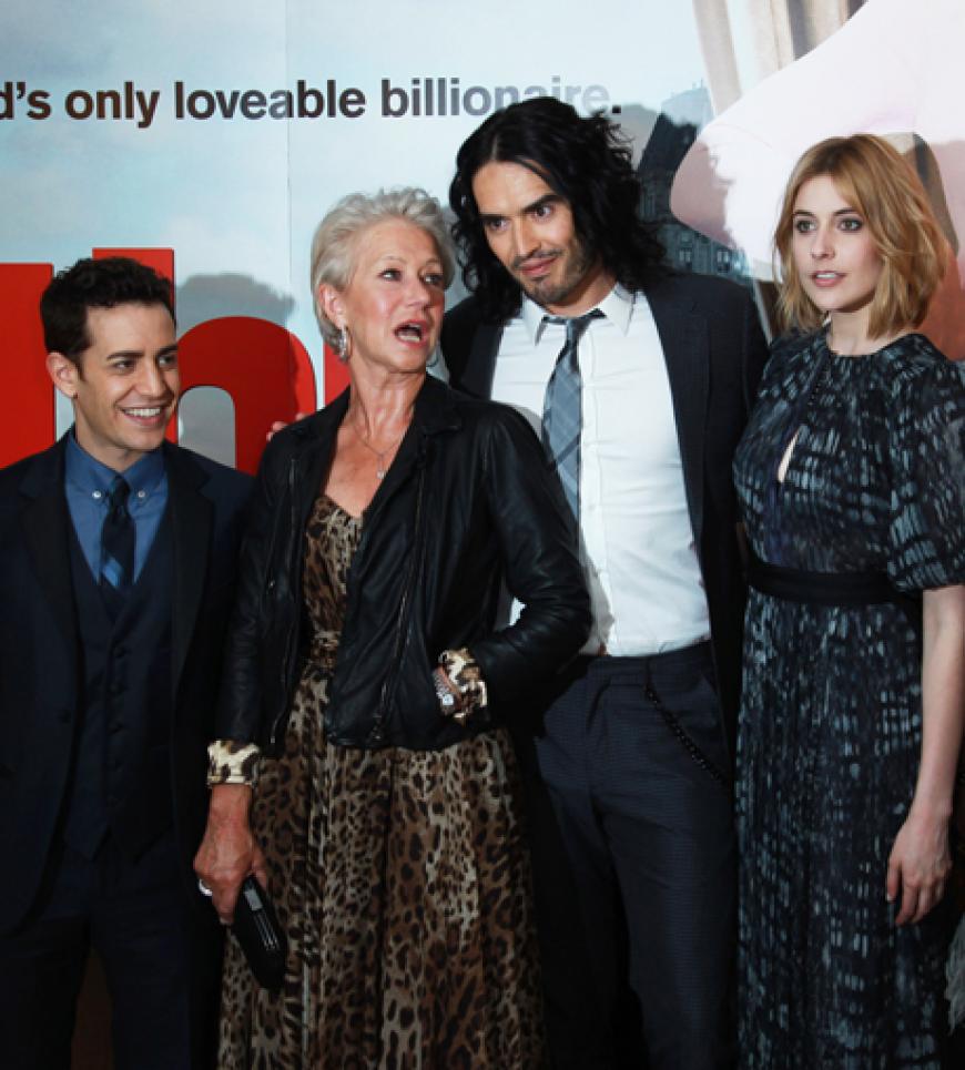 Jason Winer, Helen Mirren, Russell Brand, Greta Gerwig und Geraldine James feierten in London ihre große