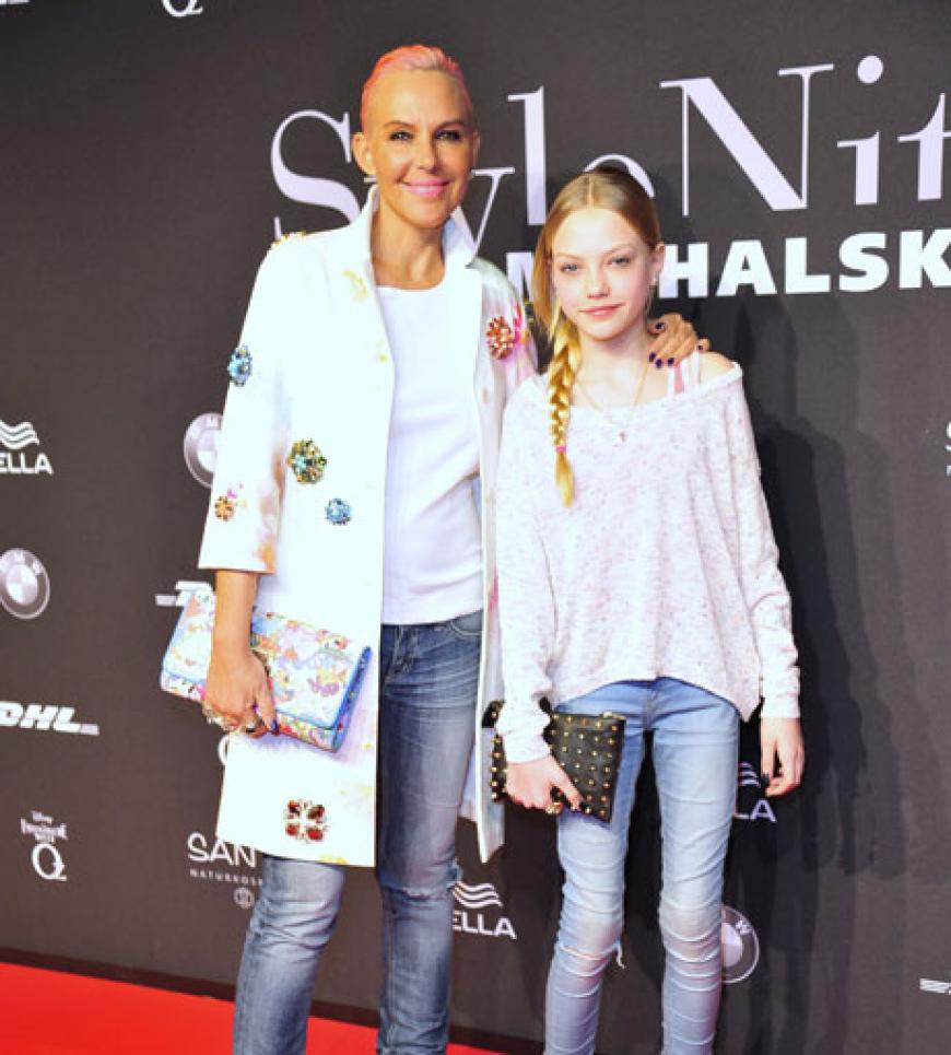 Natascha Ochsenknecht mit Töchterchen Cheyenne Savannah