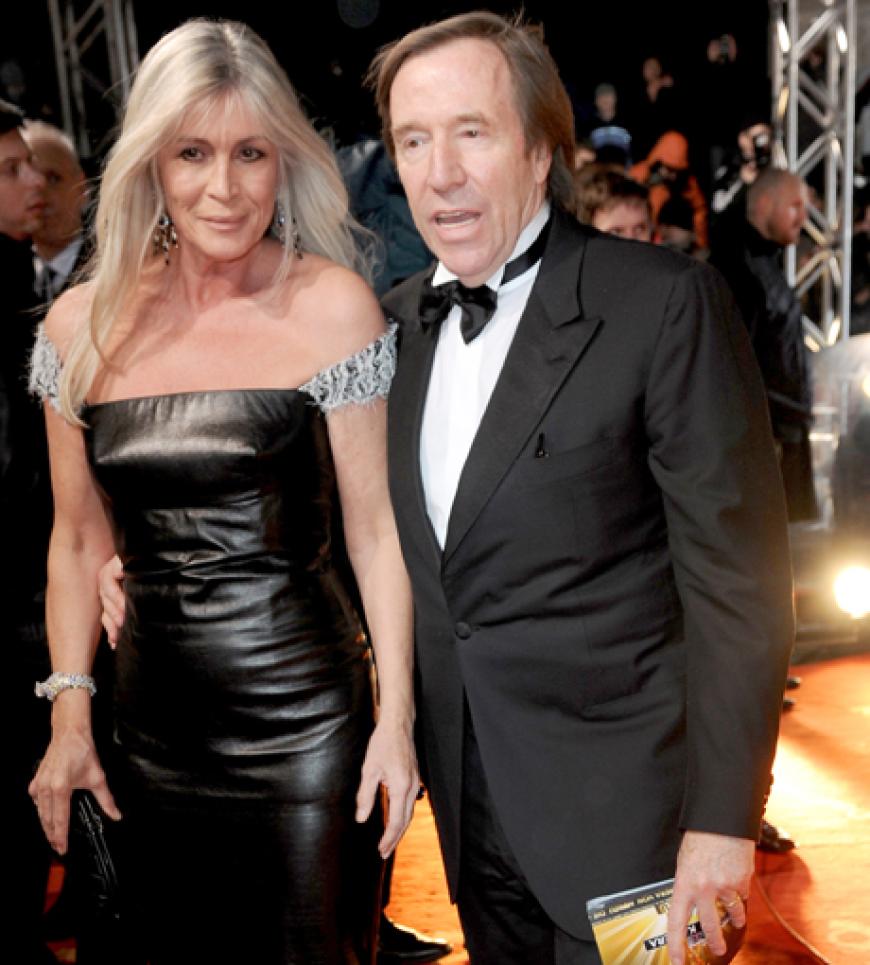 Günter Netzer mit Ehefrau Elvira. Später sorgte er mit der Anmoderation von Monica Lierhaus für große Emotionen