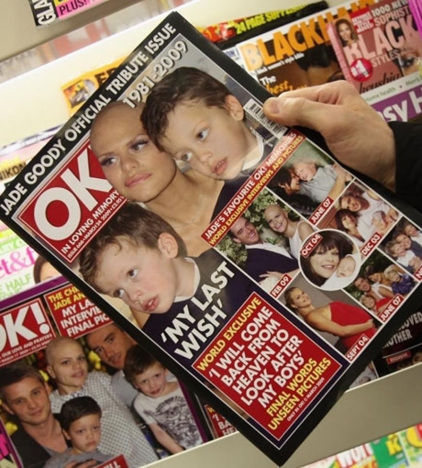 Das Geld, das sie mit ihren Reality-Dokumentationen und Presseberichten verdiente, soll komplett an ihre beiden Söhne Bobby, 5, und Freddie, 4, gehen. Goody wollte sie auch nach ihrem Tod versorgt wissen