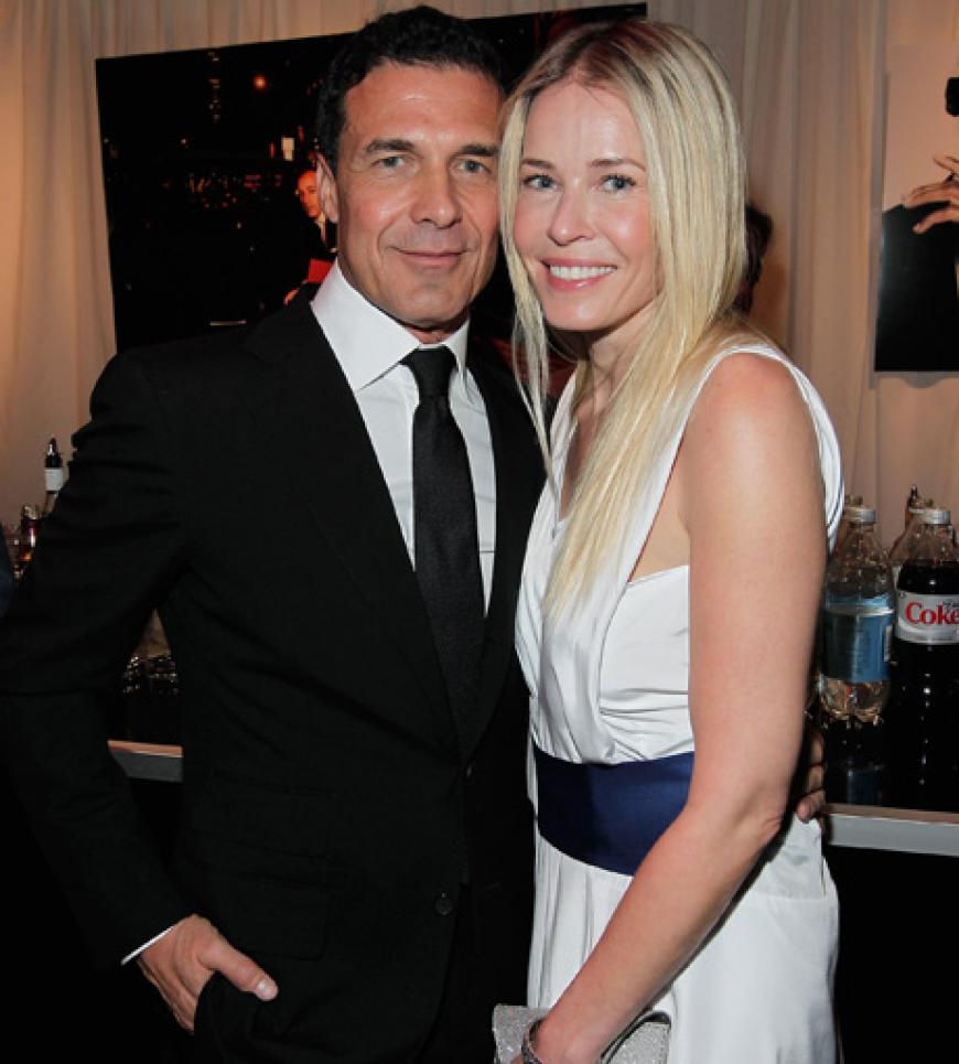 Andre Balazs mit Chelsea Handler