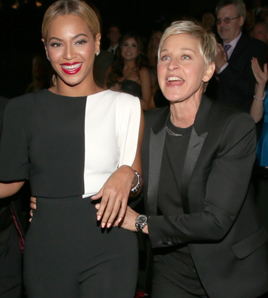 US-Talkerin Ellen DeGeneres amüsierte sich mit Superstar Beyoncé Knowles