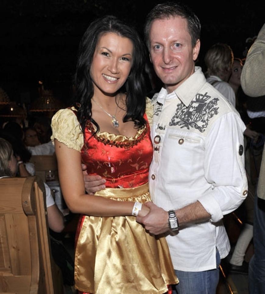 Die tiroler Sängerin Antonia und ihr Freund und Manager Peter Schutti sind auch extra zur Wiesn in die bayrische Hauptstadt gereist