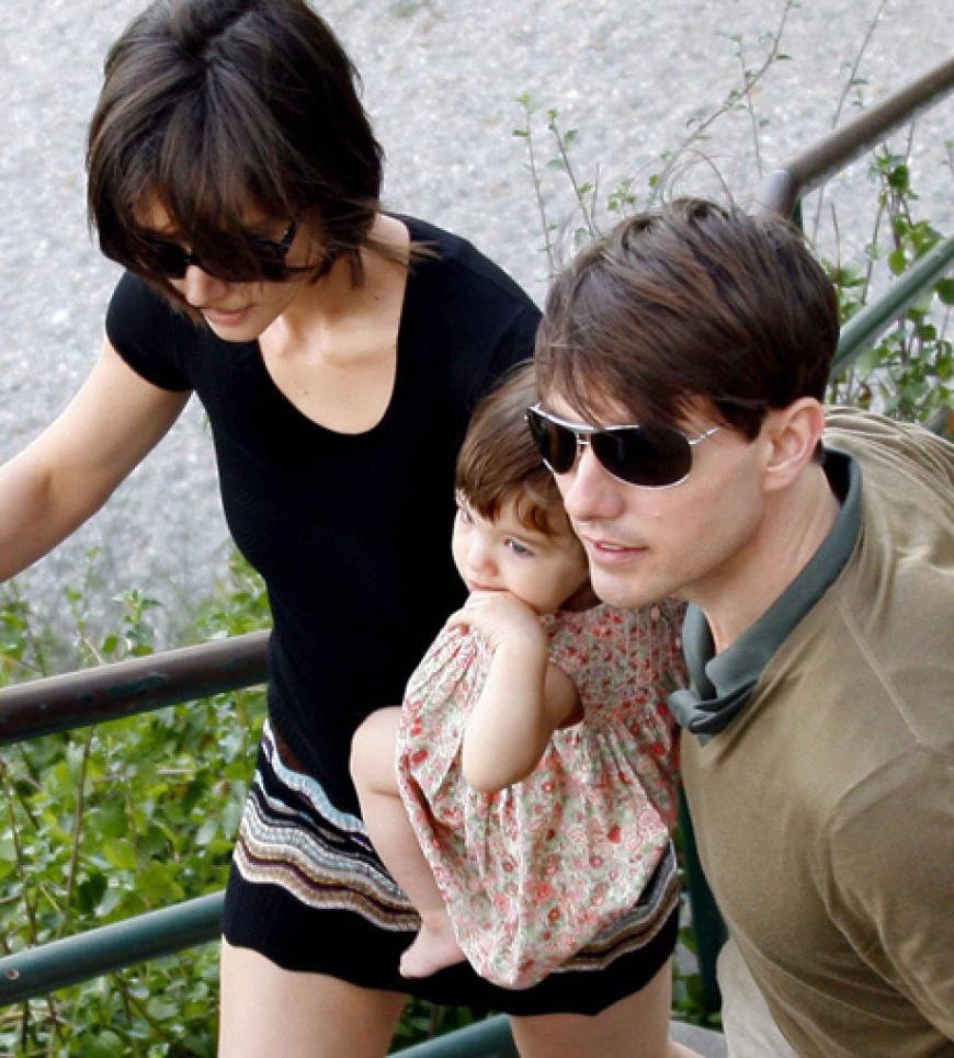 Katie Holmes, Suri Cruise und Tom Cruise