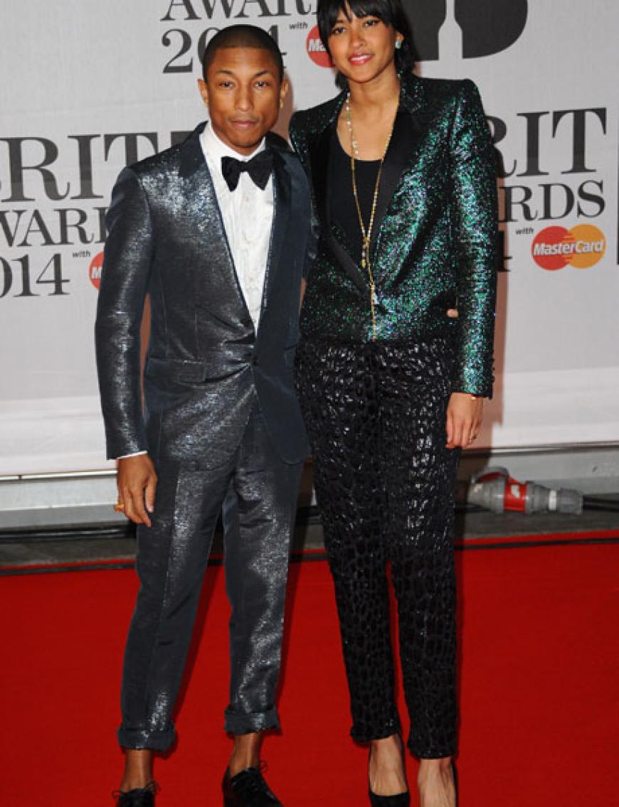 Coolstes Paar des Abends: Musiker Pharrell Williams mit seiner Frau Helen Lasichanh