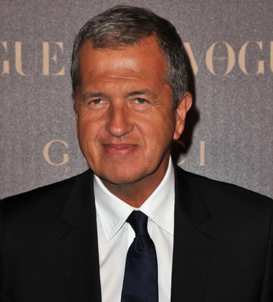 ... und Star-Fotograf Mario Testino weilen derzeit natürlich auch in Paris