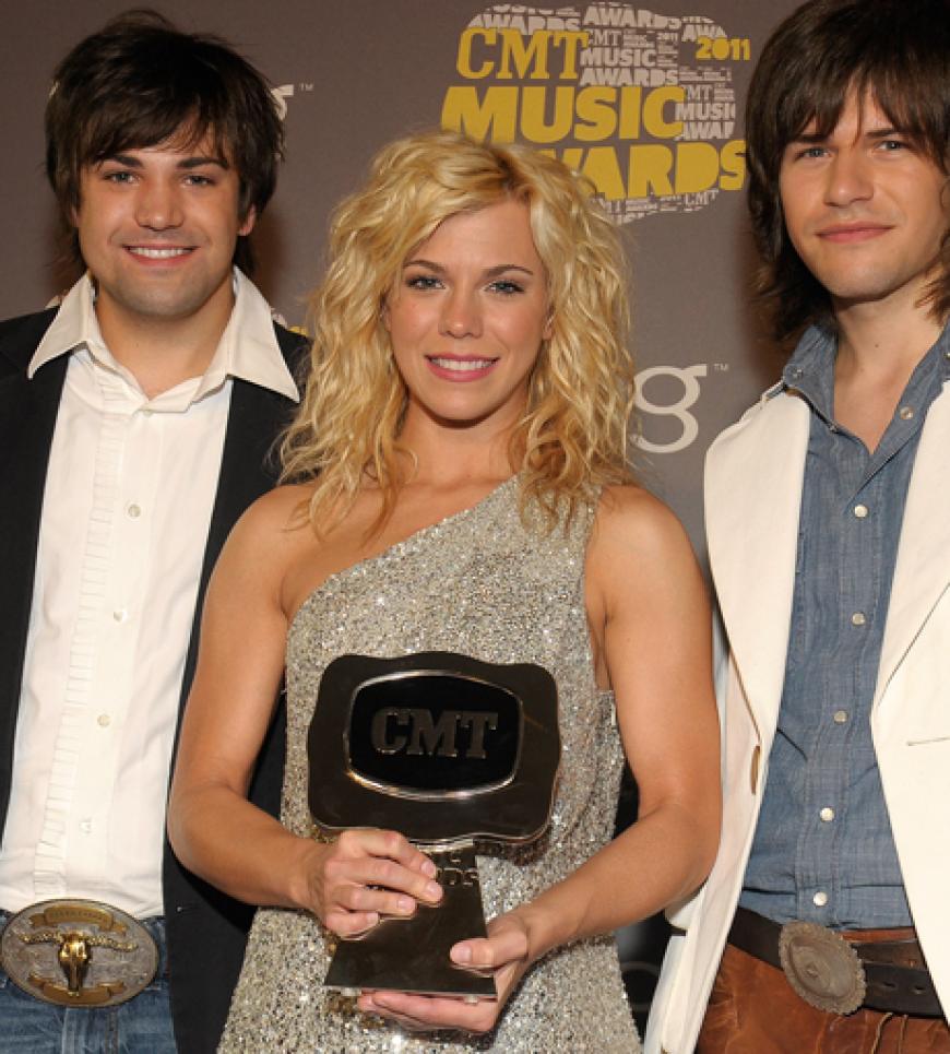 Neil, Kimberly und Reid Perry von der Band
