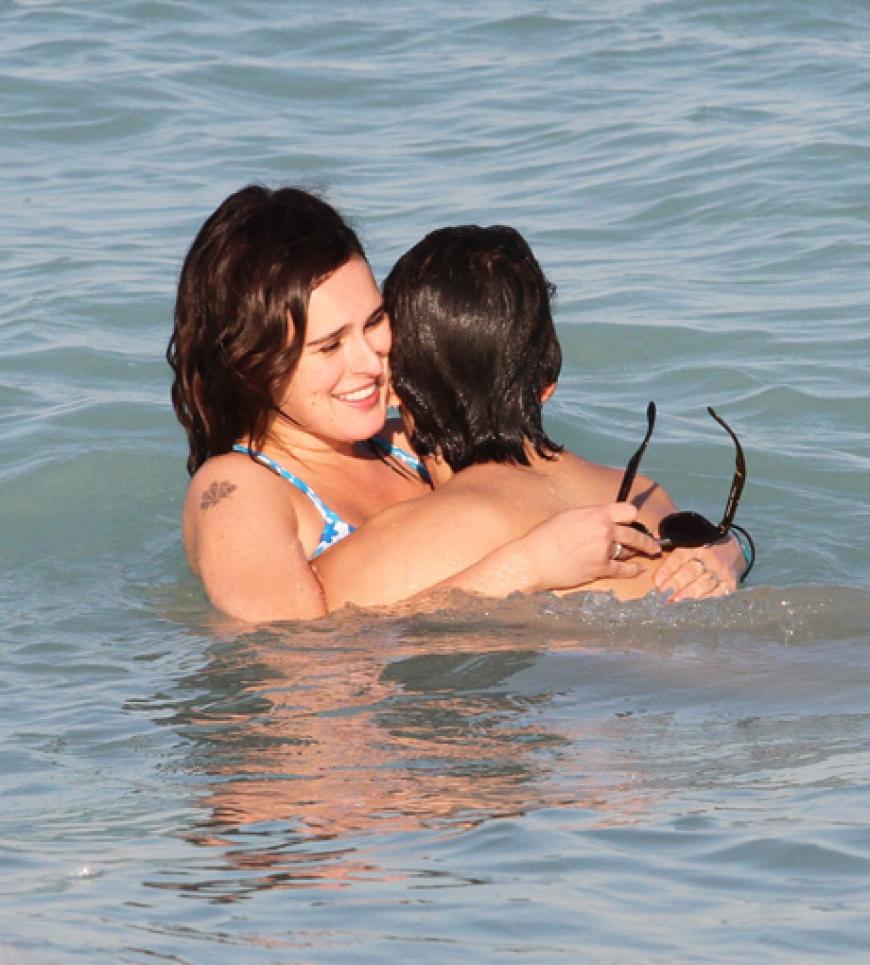 Miami Beach: Hier kuschelt Rumer Willis mit ihrem neuen Lover, Schauspieler Jayson Blair