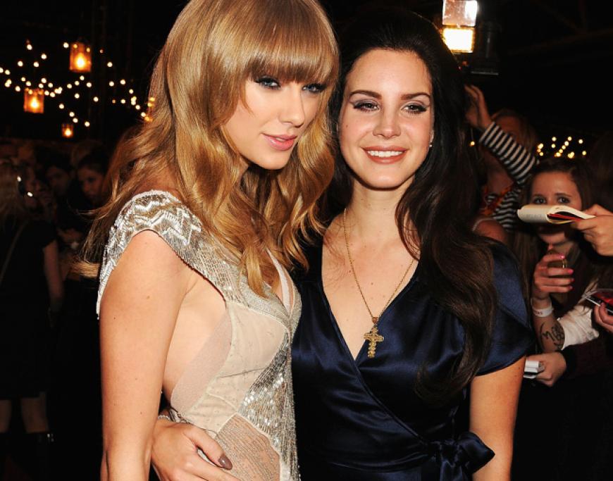 Lana del Rey (r.) und Taylor Swift
