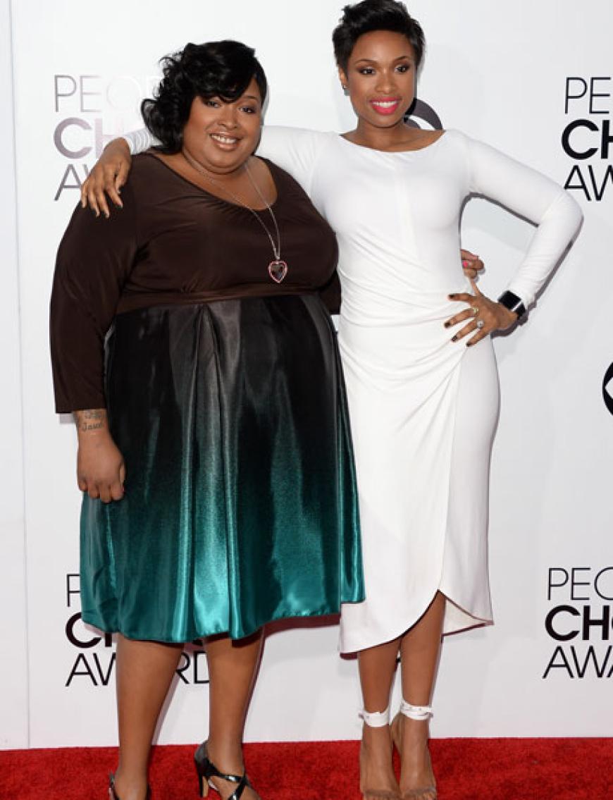 Jennifer Hudson (r.) brachte ihre Schwester Julia mit zum Event nach Los Angeles