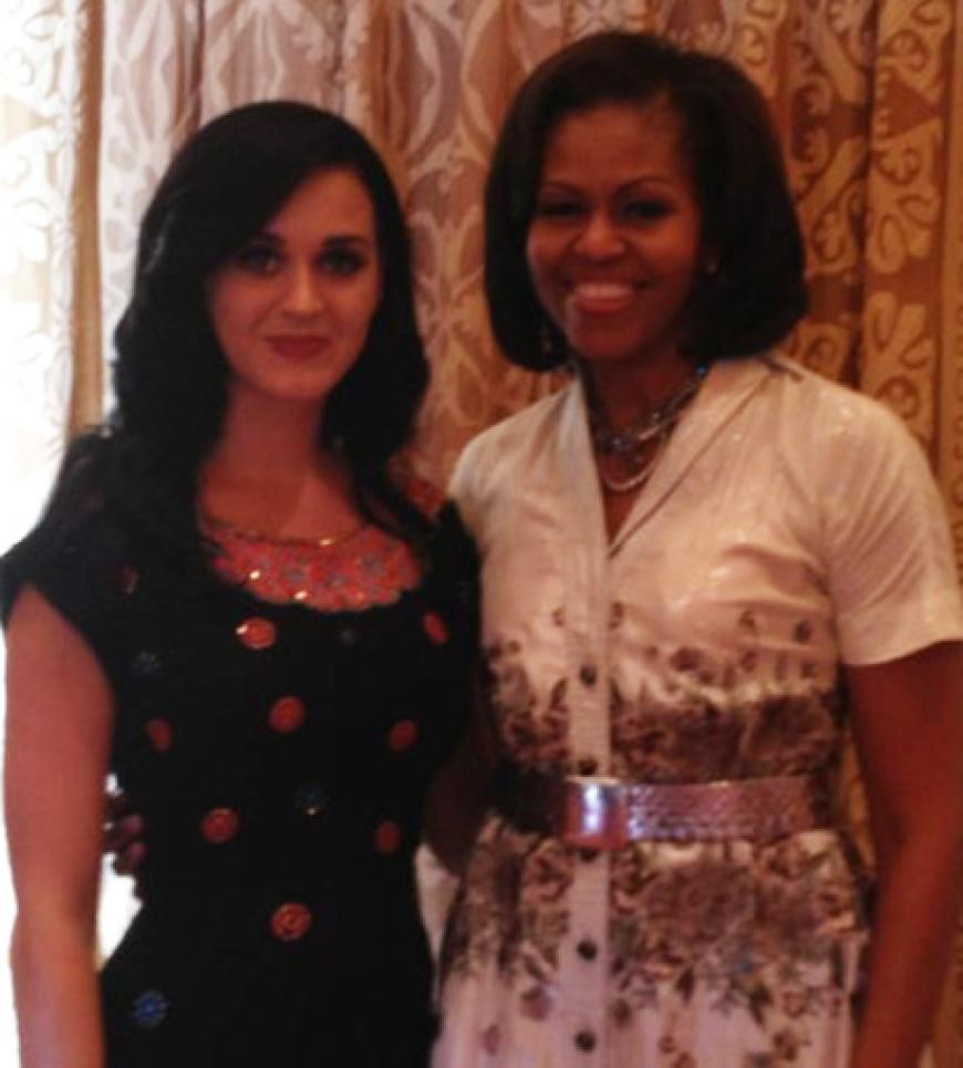 Girlstalk: Katy Perry mit der First Lady, Michelle Obama