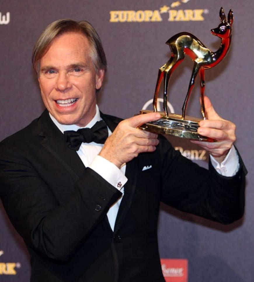 Tommy Hilfiger freute sich über seinen Bambi