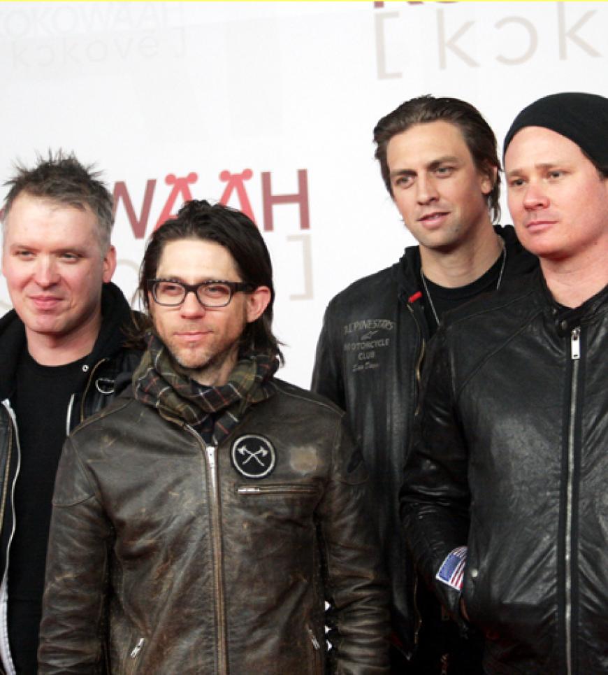 Vier harte Jungs trotzen dem eisigen Berlin: Die US-amerikanische Rock-Band
